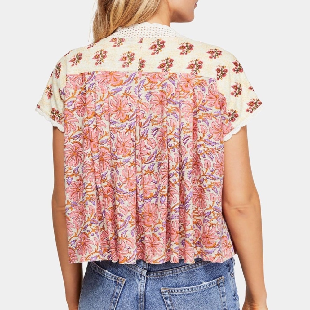 SOLD ON CROSSPOST Free People Leilani Tee in Tea Combo - Picture 3 of 11